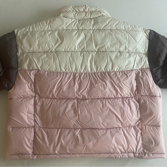 Columbia Pike Lake II Crop Jacket Women 2X Colorblock Insulated Omni-Heat Puffer - Picture 14 of 16